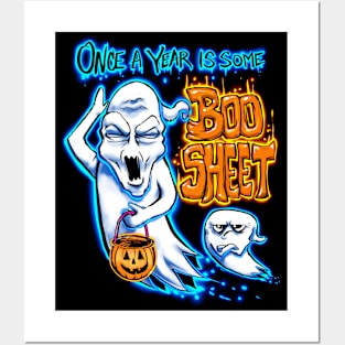 Once A Year Is Some Boo Sheet Posters and Art